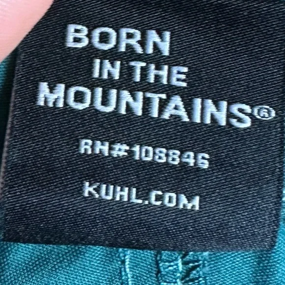 Kuhl Teal Midrise Bermuda Outdoorsy Athletic Athleisure Midi Cargo Shorts Size 4 - Picture 8 of 11